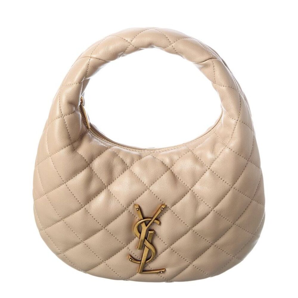 Saint Laurent Icarino Quilted Leather Hobo Bag